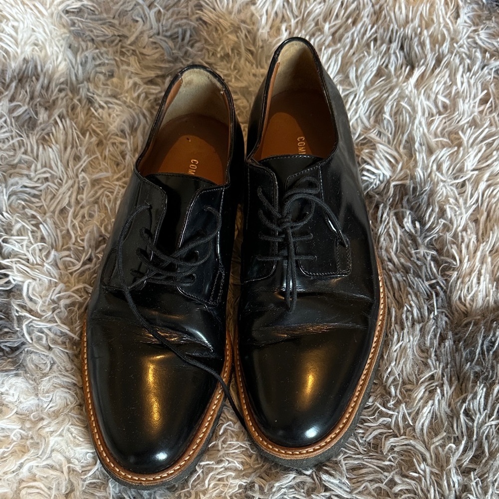 Common Projects Black Leather Men's Derbys size 40